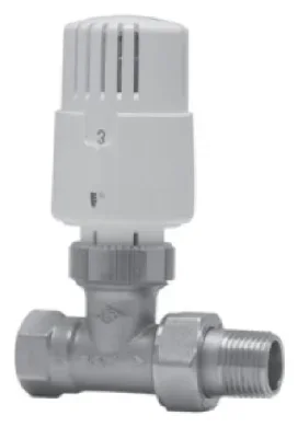 ECA TRV 3 Termostatik Radyatör Vanası (Düz)