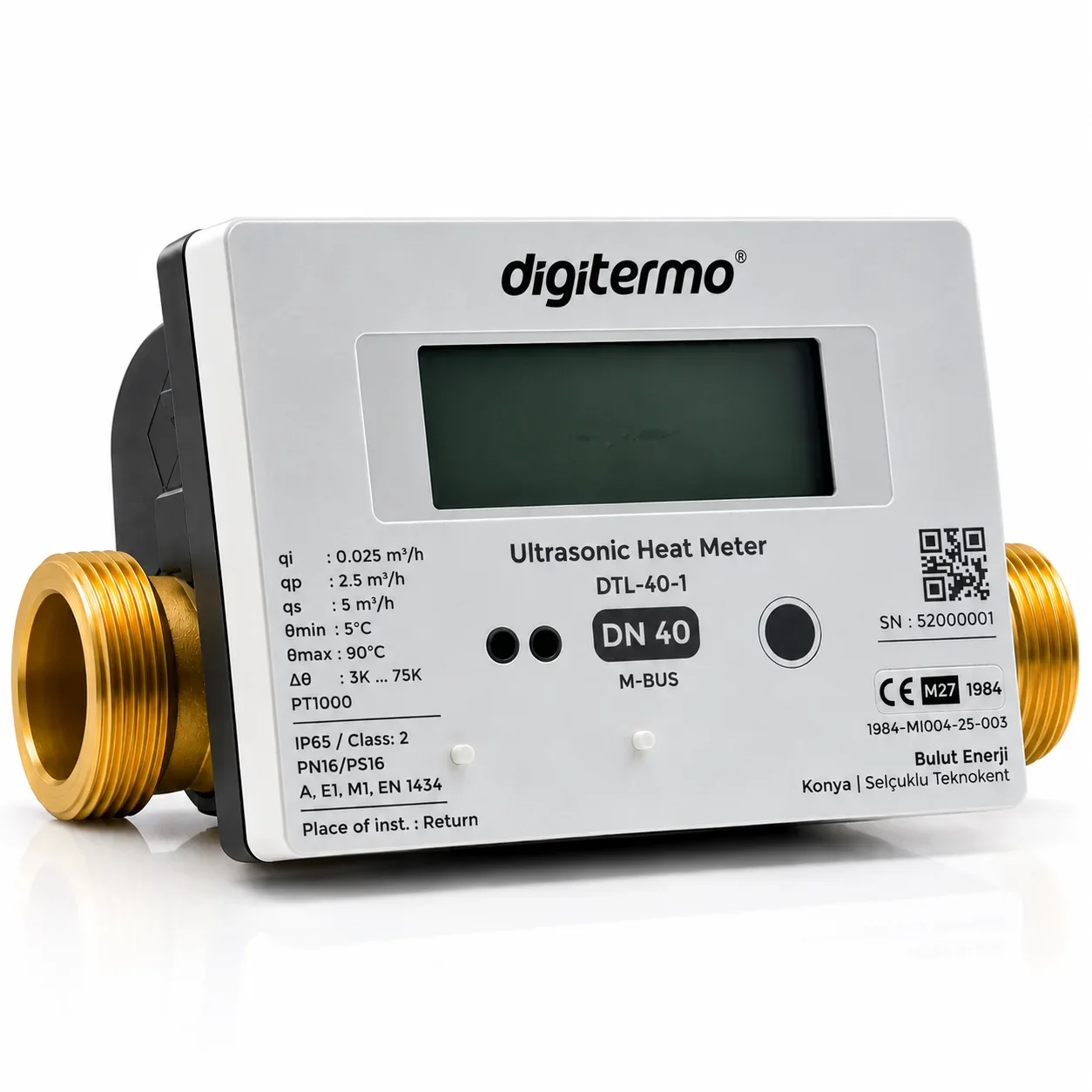 Digitermo DTL DN40 M-Bus Ultrasonik Kalorimetre